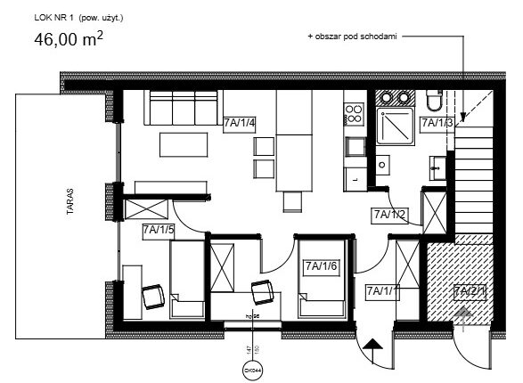 mieszkanie 7A/1 - Bliźniak Przecław
